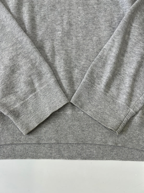 【中古品】【メンズ】 MICHAEL KORS マイケルコース CR96KZW8AT LOGO COTTON SWEATER ロゴ コットン セーター 141-260921-AS-9-hon サイズ：L カラー：グレー 万代Net店