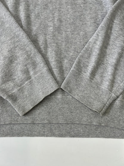 【中古品】【メンズ】 MICHAEL KORS マイケルコース CR96KZW8AT LOGO COTTON SWEATER ロゴ コットン セーター 141-260921-AS-9-hon サイズ：L カラー：グレー 万代Net店
