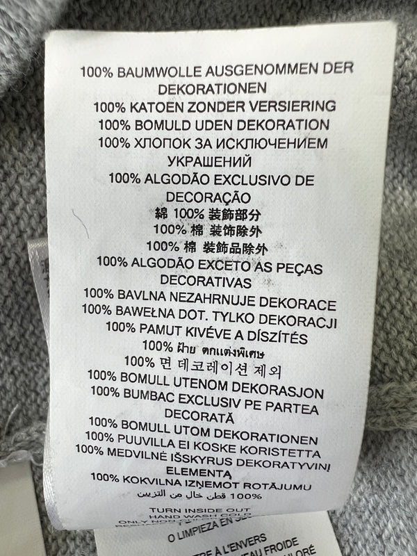 【中古品】【メンズ】 MICHAEL KORS マイケルコース CR96KZW8AT LOGO COTTON SWEATER ロゴ コットン セーター 141-260921-AS-9-hon サイズ：L カラー：グレー 万代Net店