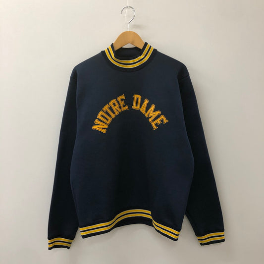 【中古品】【メンズ】 Champion チャンピオン 60～70's NOTRE DAME NYLON SWEAT SHIRT VINTAGE 60-70年代 ナイロンスウェットシャツ トップス トレーナー ヴィンテージ 145-250318-kk-37-tei サイズ：XL カラー：ネイビー 万代Net店