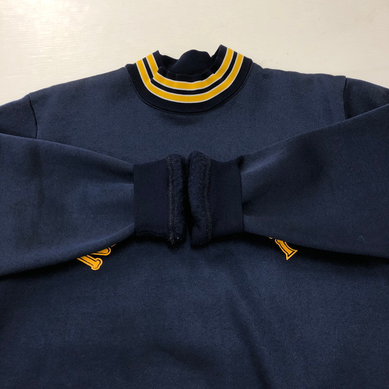 【中古品】【メンズ】 Champion チャンピオン 60～70's NOTRE DAME NYLON SWEAT SHIRT VINTAGE 60-70年代 ナイロンスウェットシャツ トップス トレーナー ヴィンテージ 145-250318-kk-37-tei サイズ：XL カラー：ネイビー 万代Net店