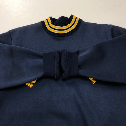 【中古品】【メンズ】 Champion チャンピオン 60～70's NOTRE DAME NYLON SWEAT SHIRT VINTAGE 60-70年代 ナイロンスウェットシャツ トップス トレーナー ヴィンテージ 145-250318-kk-37-tei サイズ：XL カラー：ネイビー 万代Net店