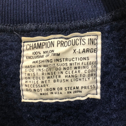 【中古品】【メンズ】 Champion チャンピオン 60～70's NOTRE DAME NYLON SWEAT SHIRT VINTAGE 60-70年代 ナイロンスウェットシャツ トップス トレーナー ヴィンテージ 145-250318-kk-37-tei サイズ：XL カラー：ネイビー 万代Net店