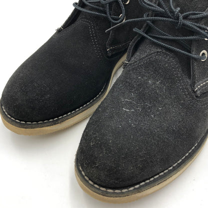 【中古品】【メンズ】 RED WING レッドウィング CLASSIC CHUKKA 3147 クラシック チャッカ 靴 ワークブーツ USA製 164-251118-ks-19-tei カラー：ブラック 万代Net店