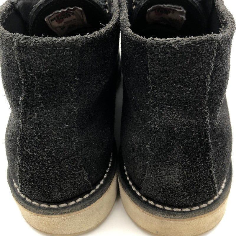 【中古品】【メンズ】 RED WING レッドウィング CLASSIC CHUKKA 3147 クラシック チャッカ 靴 ワークブーツ USA製 164-251118-ks-19-tei カラー：ブラック 万代Net店