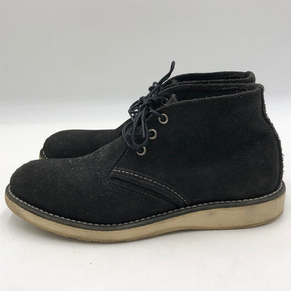 【中古品】【メンズ】 RED WING レッドウィング CLASSIC CHUKKA 3147 クラシック チャッカ 靴 ワークブーツ USA製 164-251118-ks-19-tei カラー：ブラック 万代Net店