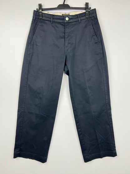 【中古品】【メンズ】 LEVI'S リーバイス STA-PREST WIDE LEG CROP PANTS 47873-0003 スタプレ ワイドレグ クロップパンツ ボトムス 156-260830-kk-17-hon サイズ：28 カラー：ブラック 万代Net店