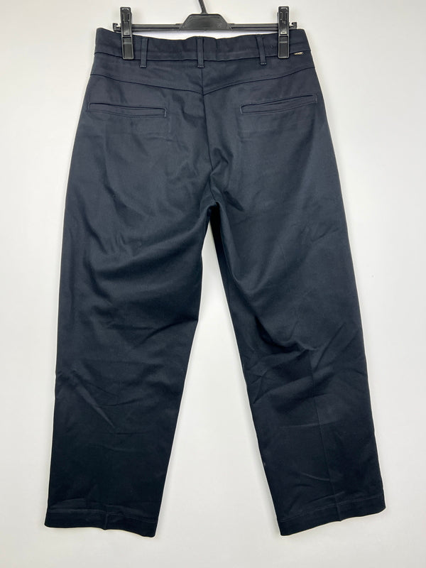 【中古品】【メンズ】 LEVI'S リーバイス STA-PREST WIDE LEG CROP PANTS 47873-0003 スタプレ ワイドレグ クロップパンツ ボトムス 156-260830-kk-17-hon サイズ：28 カラー：ブラック 万代Net店
