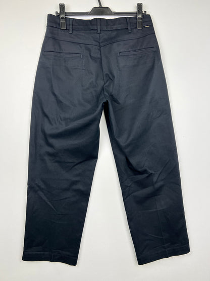【中古品】【メンズ】 LEVI'S リーバイス STA-PREST WIDE LEG CROP PANTS 47873-0003 スタプレ ワイドレグ クロップパンツ ボトムス 156-260830-kk-17-hon サイズ：28 カラー：ブラック 万代Net店