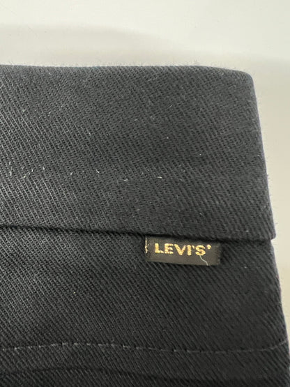【中古品】【メンズ】 LEVI'S リーバイス STA-PREST WIDE LEG CROP PANTS 47873-0003 スタプレ ワイドレグ クロップパンツ ボトムス 156-260830-kk-17-hon サイズ：28 カラー：ブラック 万代Net店