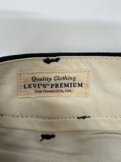 【中古品】【メンズ】 LEVI'S リーバイス STA-PREST WIDE LEG CROP PANTS 47873-0003 スタプレ ワイドレグ クロップパンツ ボトムス 156-260830-kk-17-hon サイズ：28 カラー：ブラック 万代Net店