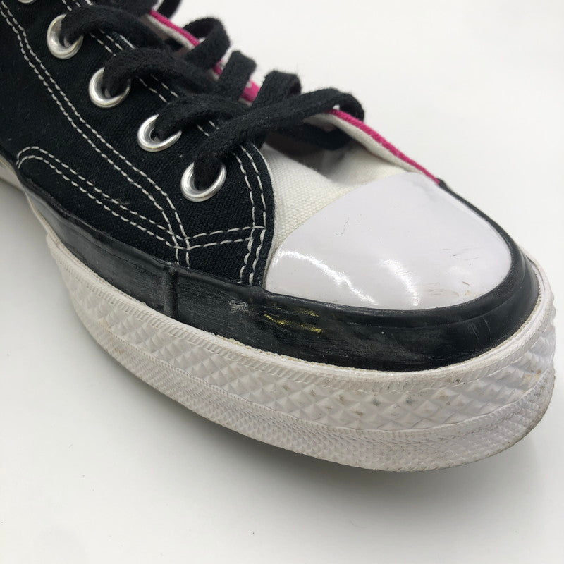 【中古品】【メンズ】 × FRAGMENT DESIGN フラグメントデザイン 別注 コラボ CHUCK 70 BY YOU HI A06213C チャック70 バイユー ハイ スニーカー 靴 162-250402-kk-19-tei カラー：PINK/BLACK 万代Net店