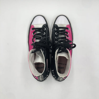 【中古品】【メンズ】 × FRAGMENT DESIGN フラグメントデザイン 別注 コラボ CHUCK 70 BY YOU HI A06213C チャック70 バイユー ハイ スニーカー 靴 162-250402-kk-19-tei カラー：PINK/BLACK 万代Net店