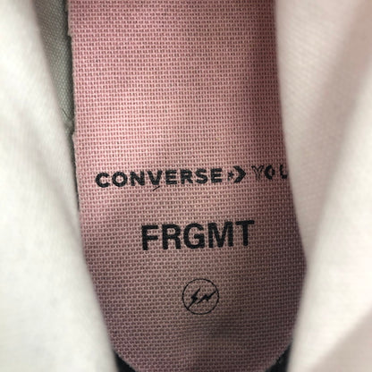 【中古品】【メンズ】 × FRAGMENT DESIGN フラグメントデザイン 別注 コラボ CHUCK 70 BY YOU HI A06213C チャック70 バイユー ハイ スニーカー 靴 162-250402-kk-19-tei カラー：PINK/BLACK 万代Net店
