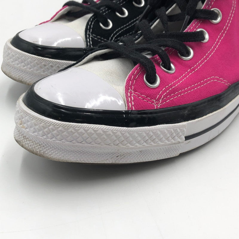 【中古品】【メンズ】 × FRAGMENT DESIGN フラグメントデザイン 別注 コラボ CHUCK 70 BY YOU HI A06213C チャック70 バイユー ハイ スニーカー 靴 162-250402-kk-19-tei カラー：PINK/BLACK 万代Net店