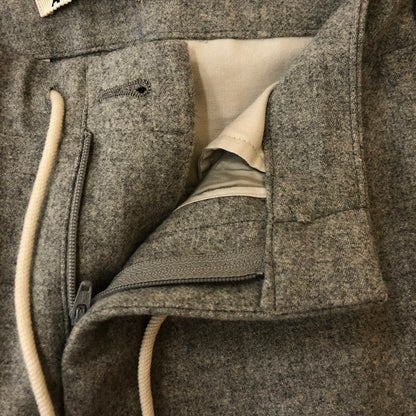 【現状渡し品】【メンズ】 AURLEE オーラリー 16AW SUPER SOFT FLANNEL SLACKS A6AP03SF スーパーソフト フランネルスラックス ボトムス パンツ 151-250321-kk-23-tei サイズ：3 カラー：グレー 万代Net店