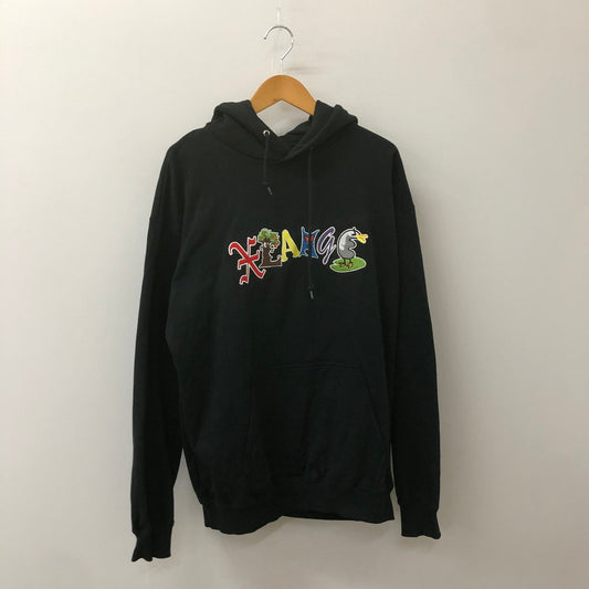 【中古品】【メンズ】 XLARGE エクストララージ PERSONALS HOODED SWEATSHIRT 101244012004 パーソナルズ フーデッド スウェットシャツ トップス プルオーバーフーディー パーカー 142-250326-kk-10-tei サイズ：L カラー：ブラック 万代Net店