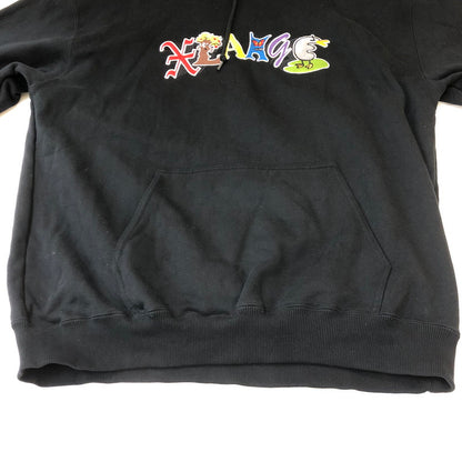 【中古品】【メンズ】 XLARGE エクストララージ PERSONALS HOODED SWEATSHIRT 101244012004 パーソナルズ フーデッド スウェットシャツ トップス プルオーバーフーディー パーカー 142-250326-kk-10-tei サイズ：L カラー：ブラック 万代Net店