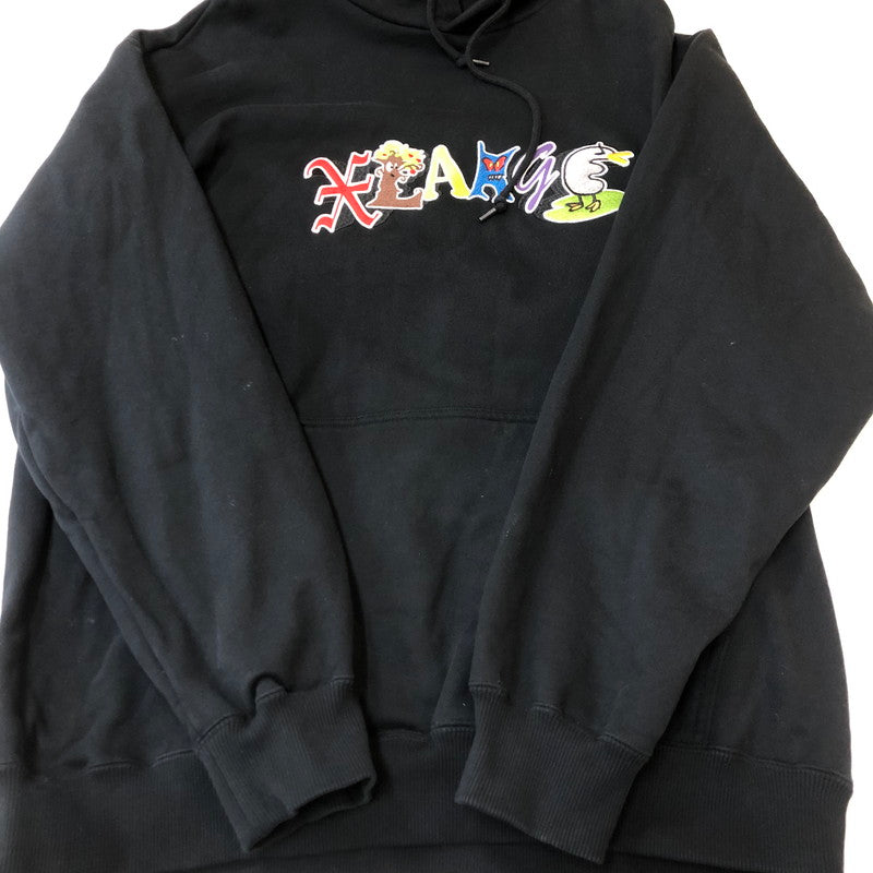 【中古品】【メンズ】 XLARGE エクストララージ PERSONALS HOODED SWEATSHIRT 101244012004 パーソナルズ フーデッド スウェットシャツ トップス プルオーバーフーディー パーカー 142-250326-kk-10-tei サイズ：L カラー：ブラック 万代Net店