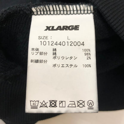 【中古品】【メンズ】 XLARGE エクストララージ PERSONALS HOODED SWEATSHIRT 101244012004 パーソナルズ フーデッド スウェットシャツ トップス プルオーバーフーディー パーカー 142-250326-kk-10-tei サイズ：L カラー：ブラック 万代Net店