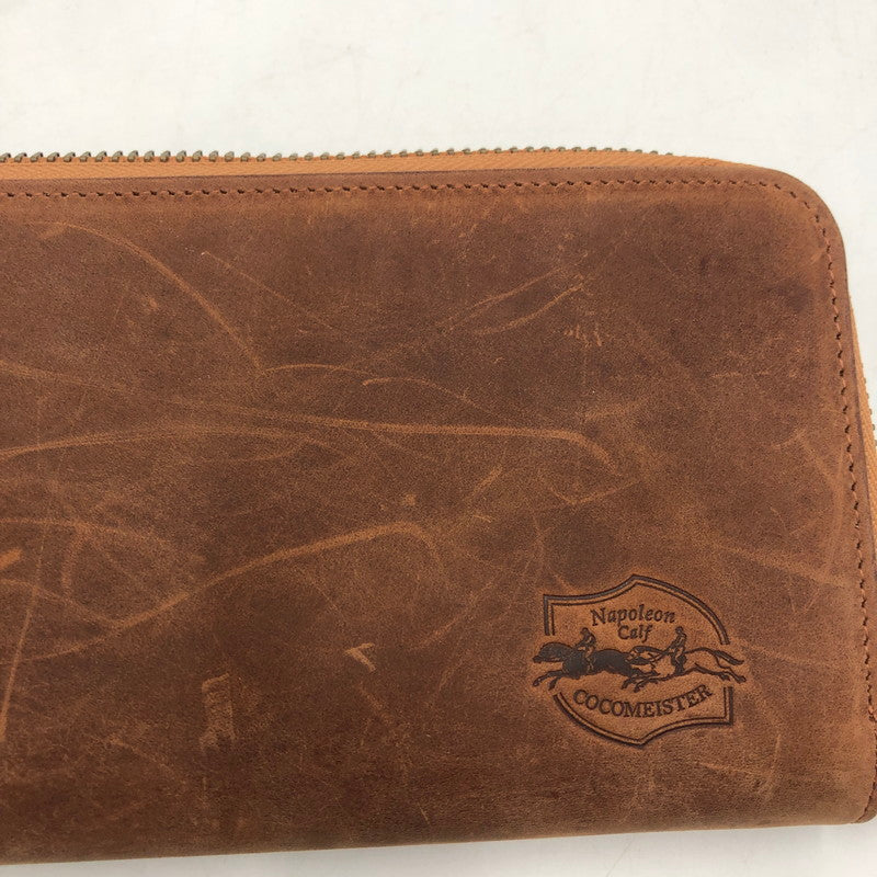 【現状渡し品】【メンズ】 COCOMEISTER ココマイスター NAPOLEON CALF HERCULES WALLET ナポレオンカーフ ヘラクレス ウォレット 長財布 ロングウォレット 200-251220-yy-05-tei カラー：ワイルドブラウン 万代Net店