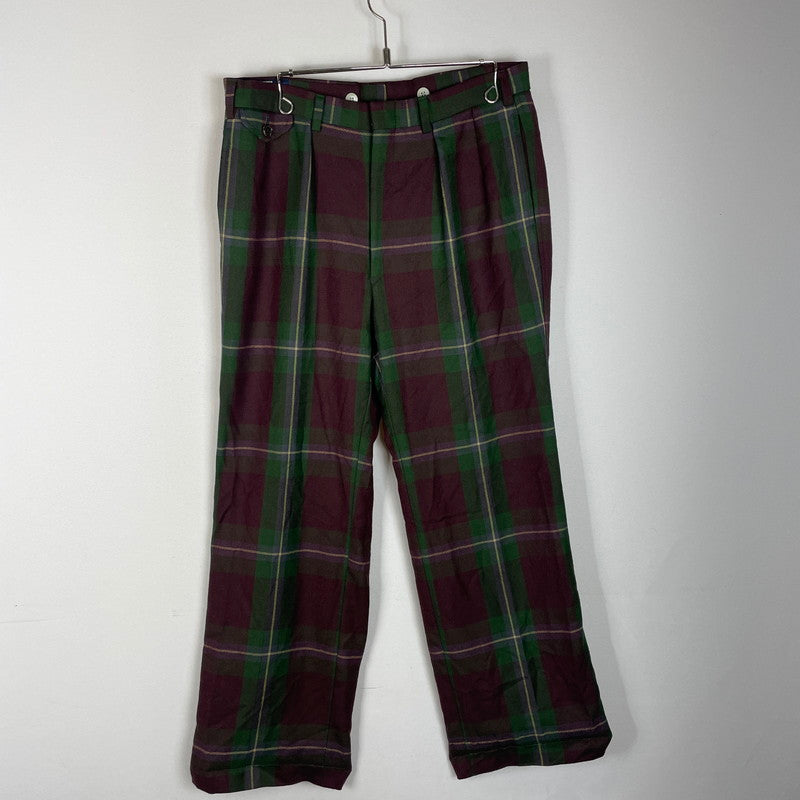 【中古品】【メンズ】 RALPH LAUREN ラルフローレン CHECK PANTS 022-5-PR-RLSA-0011 チェックパンツ ボトムス スラックス サスペンダーボタン付き 158-251217-ts-19-tei サイズ：86 カラー：チェック 万代Net店