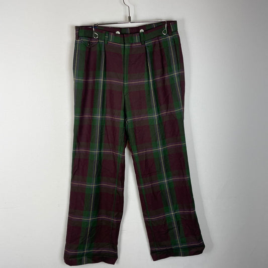 【中古品】【メンズ】 RALPH LAUREN ラルフローレン CHECK PANTS 022-5-PR-RLSA-0011 チェックパンツ ボトムス スラックス サスペンダーボタン付き 158-251217-ts-19-tei サイズ：86 カラー：チェック 万代Net店