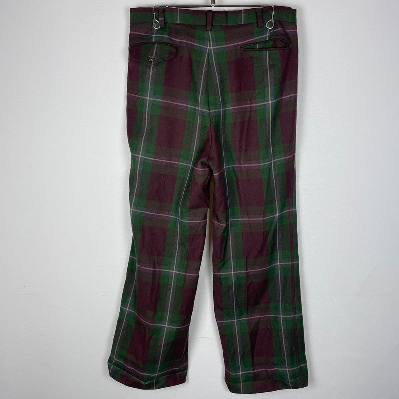 【中古品】【メンズ】 RALPH LAUREN ラルフローレン CHECK PANTS 022-5-PR-RLSA-0011 チェックパンツ ボトムス スラックス サスペンダーボタン付き 158-251217-ts-19-tei サイズ：86 カラー：チェック 万代Net店