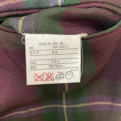 【中古品】【メンズ】 RALPH LAUREN ラルフローレン CHECK PANTS 022-5-PR-RLSA-0011 チェックパンツ ボトムス スラックス サスペンダーボタン付き 158-251217-ts-19-tei サイズ：86 カラー：チェック 万代Net店