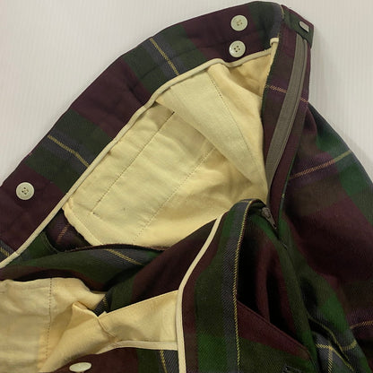 【中古品】【メンズ】 RALPH LAUREN ラルフローレン CHECK PANTS 022-5-PR-RLSA-0011 チェックパンツ ボトムス スラックス サスペンダーボタン付き 158-251217-ts-19-tei サイズ：86 カラー：チェック 万代Net店