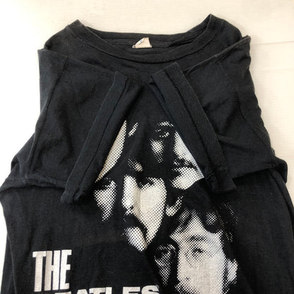 【現状渡し品】【メンズ】 UNKNOWN 80's THE BEATLES S/S GRAPHIC TEE VINTAGE 80年代 ザ ビートルズ ショートスリーブ グラフィック Tシャツ 半袖 トップス ヴィンテージ 145-250326-kk-17-tei サイズ：M カラー：ブラック 万代Net店