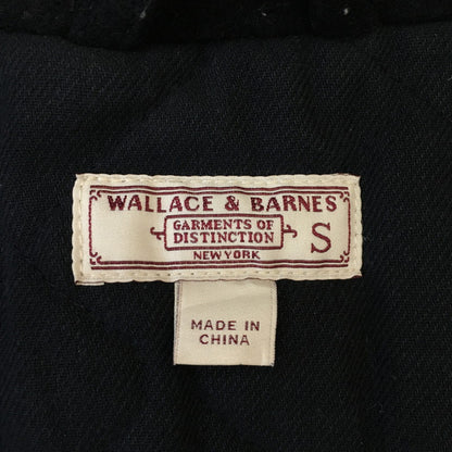 【中古品】【メンズ】 WALLACE ＆ BARNES SHERPA COLLAR CONTRAST WOOL BOMBER JACKET C9558 ウォレス アンド バーンズ シェルパカラー コントラスト ウールボンバージャケット アウター 145-250329-kk-19-tei サイズ：S カラー：ネイビー 万代Net店