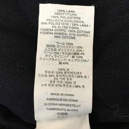 【中古品】【メンズ】 WALLACE ＆ BARNES SHERPA COLLAR CONTRAST WOOL BOMBER JACKET C9558 ウォレス アンド バーンズ シェルパカラー コントラスト ウールボンバージャケット アウター 145-250329-kk-19-tei サイズ：S カラー：ネイビー 万代Net店