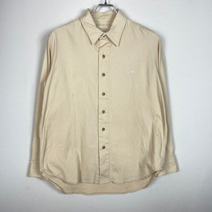 【中古品】【メンズ】 WIND AND SEA ウィンダンシー LOGO EMBROIDERY L/S SHIRT WDS-SH-15 ロゴ刺繍 ロングスリーブシャツ 長袖トップス 142-260826-ss-09-teih サイズ：S カラー：アイボリー 万代Net店