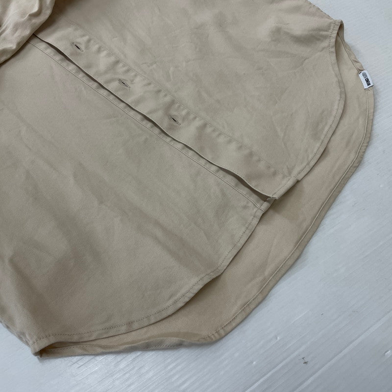 【中古品】【メンズ】 WIND AND SEA ウィンダンシー LOGO EMBROIDERY L/S SHIRT WDS-SH-15 ロゴ刺繍 ロングスリーブシャツ 長袖トップス 142-260826-ss-09-teih サイズ：S カラー：アイボリー 万代Net店
