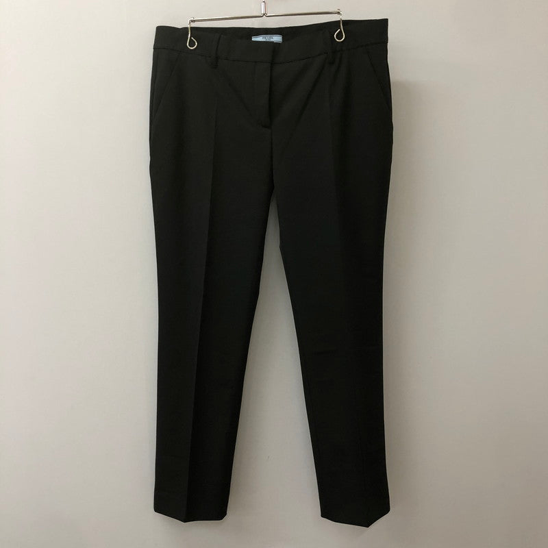 【中古品】【メンズ】 PRADA プラダ STRETCH POLYESTER TWILL SLIM SLACKS DNA528 S111 1DAT ストレッチポリエステルツイル スリムスラックス ボトムス パンツ 152-250401-kk-07-tei サイズ：46 カラー：ブラック 万代Net店