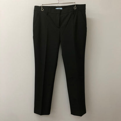 【中古品】【メンズ】 PRADA プラダ STRETCH POLYESTER TWILL SLIM SLACKS DNA528 S111 1DAT ストレッチポリエステルツイル スリムスラックス ボトムス パンツ 152-250401-kk-07-tei サイズ：46 カラー：ブラック 万代Net店