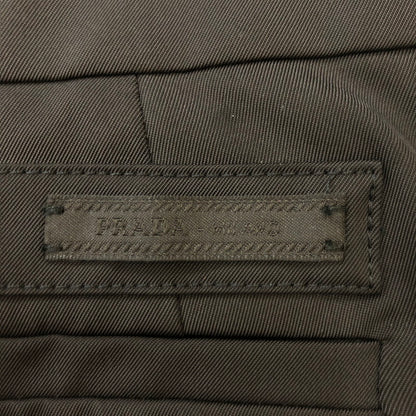 【中古品】【メンズ】 PRADA プラダ STRETCH POLYESTER TWILL SLIM SLACKS DNA528 S111 1DAT ストレッチポリエステルツイル スリムスラックス ボトムス パンツ 152-250401-kk-07-tei サイズ：46 カラー：ブラック 万代Net店