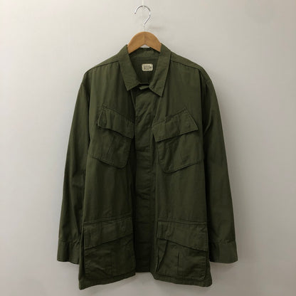 【中古品】【メンズ】 U.S. ARMY アメリカ軍 70's 5th JUNGLE FATIGUE JACKET DSA100-70-C-0208 8405-935-4708 VINTAGE 70年代 ジャングルファティーグジャケット ヴィンテージ 145-250329-kk-05-tei サイズ：M-R カラー：オリーブ 万代Net店