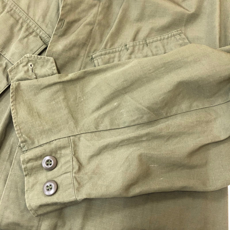【中古品】【メンズ】 U.S. ARMY アメリカ軍 70's 5th JUNGLE FATIGUE JACKET DSA100-70-C-0208 8405-935-4708 VINTAGE 70年代 ジャングルファティーグジャケット ヴィンテージ 145-250329-kk-05-tei サイズ：M-R カラー：オリーブ 万代Net店