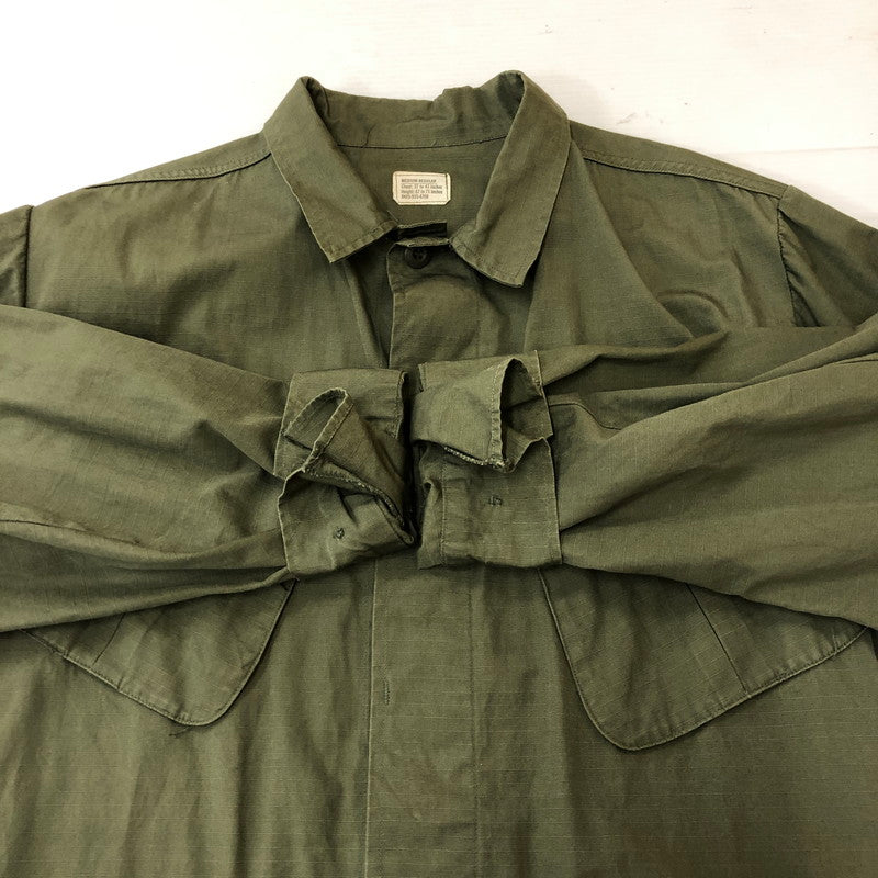 【中古品】【メンズ】 U.S. ARMY アメリカ軍 70's 5th JUNGLE FATIGUE JACKET DSA100-70-C-0208 8405-935-4708 VINTAGE 70年代 ジャングルファティーグジャケット ヴィンテージ 145-250329-kk-05-tei サイズ：M-R カラー：オリーブ 万代Net店