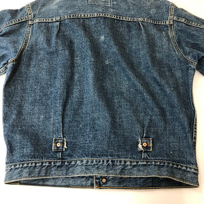 【中古品】【メンズ】 90's DENIM JACKET 90年代 デニムジャケット ライトアウター Gジャン 日本製復刻 ボタン裏刻印 J02 145-250329-kk-08-fuzh サイズ：表記無し 下記参照 カラー：ライトインディゴ 万代Net店