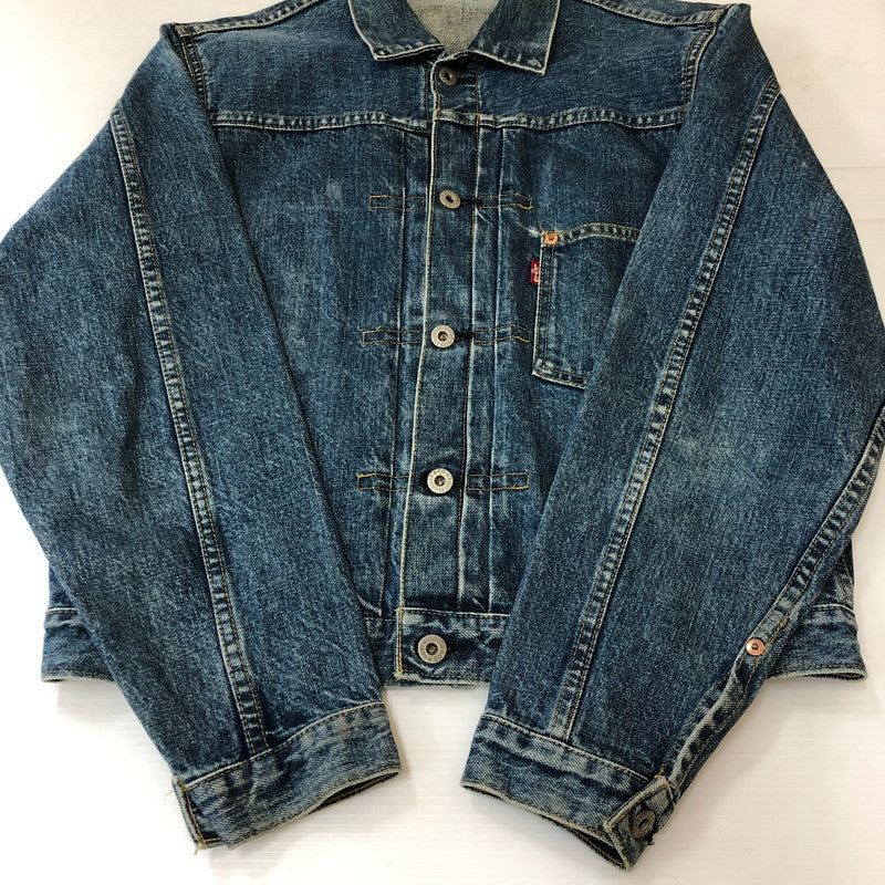 【中古品】【メンズ】 90's DENIM JACKET 90年代 デニムジャケット ライトアウター Gジャン 日本製復刻 ボタン裏刻印 J02 145-250329-kk-08-fuzh サイズ：表記無し 下記参照 カラー：ライトインディゴ 万代Net店
