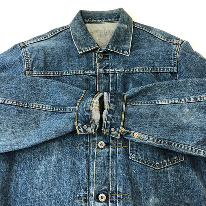 【中古品】【メンズ】 90's DENIM JACKET 90年代 デニムジャケット ライトアウター Gジャン 日本製復刻 ボタン裏刻印 J02 145-250329-kk-08-fuzh サイズ：表記無し 下記参照 カラー：ライトインディゴ 万代Net店