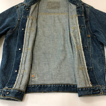 【中古品】【メンズ】 90's DENIM JACKET 90年代 デニムジャケット ライトアウター Gジャン 日本製復刻 ボタン裏刻印 J02 145-250329-kk-08-fuzh サイズ：表記無し 下記参照 カラー：ライトインディゴ 万代Net店