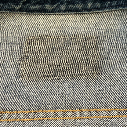 【中古品】【メンズ】 90's DENIM JACKET 90年代 デニムジャケット ライトアウター Gジャン 日本製復刻 ボタン裏刻印 J02 145-250329-kk-08-fuzh サイズ：表記無し 下記参照 カラー：ライトインディゴ 万代Net店