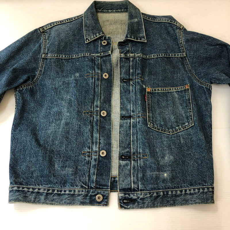 【中古品】【メンズ】 90's DENIM JACKET 90年代 デニムジャケット ライトアウター Gジャン 日本製復刻 ボタン裏刻印 J02 145-250329-kk-08-fuzh サイズ：表記無し 下記参照 カラー：ライトインディゴ 万代Net店