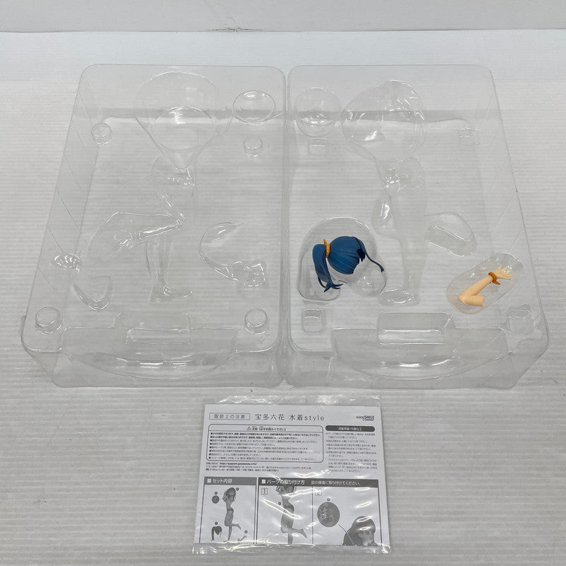 【中古品】 SSSS.GRIDMAN 宝多六花 水着style 1/7 完成品フィギュア アクアマリン 053-260609-ns-4-tei 万代Net店