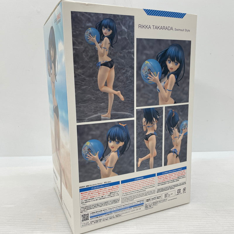 【中古品】 SSSS.GRIDMAN 宝多六花 水着style 1/7 完成品フィギュア アクアマリン 053-260609-ns-4-tei 万代Net店