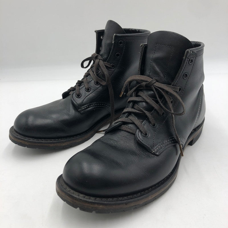 【中古品】【メンズ】 RED WING レッドウィング BECKMAN ROUND BOOTS 9014 ベックマン ラウンド ブーツ 靴 USA製 164-251019-ks-11-tei カラー：ブラック 万代Net店